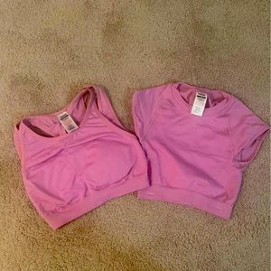 Gymshark Apex Bra M and Crop Top S